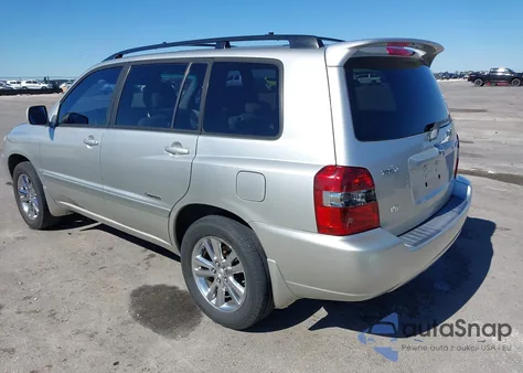 2007 Toyota Highlander Limited V6 z USA, uszkodzony, nr VIN JTEDP21A970138187